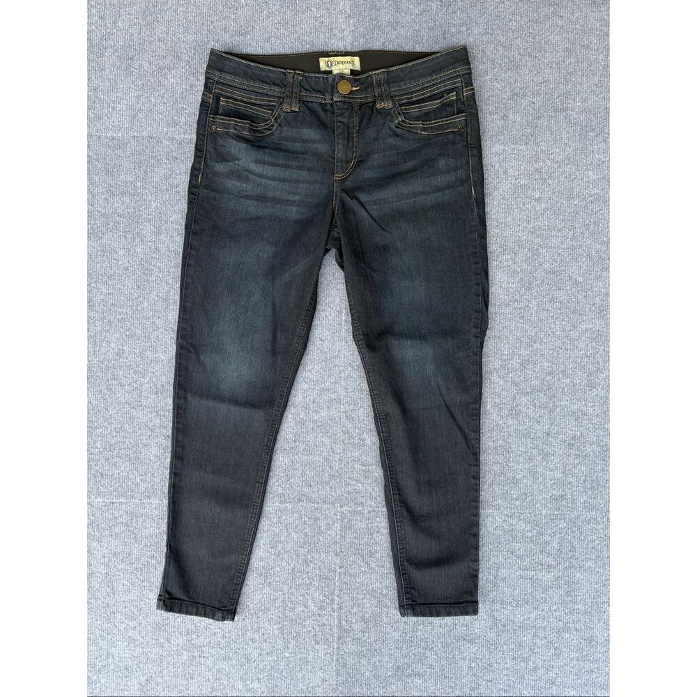 Democracy Ab Technology Jeans Women’s Size 12 Dark Wash Skinny Mid Rise Stretch